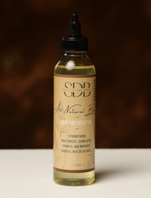 All Natural Blend - Hair and Scalp Oil - Mango Scented (6 OZ.)