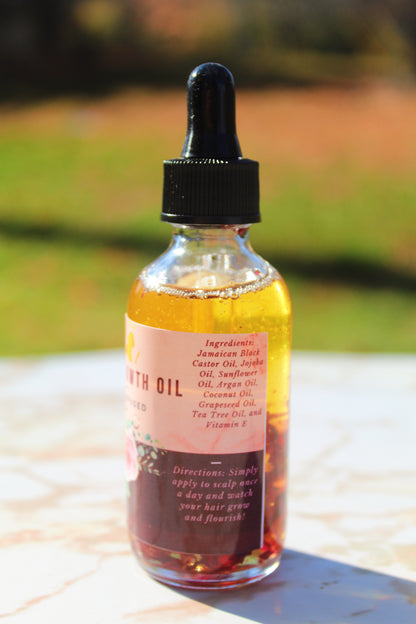 Hair Growth Oil - Rose Infused