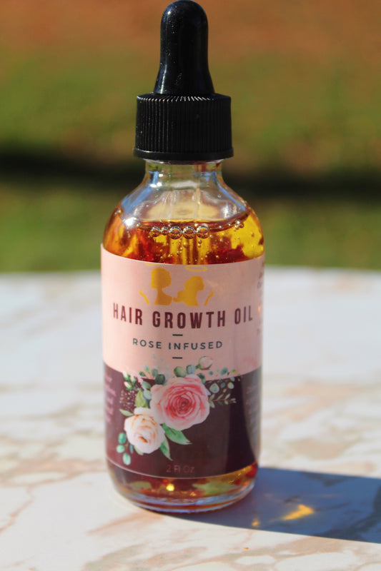 Hair Growth Oil - Rose Infused