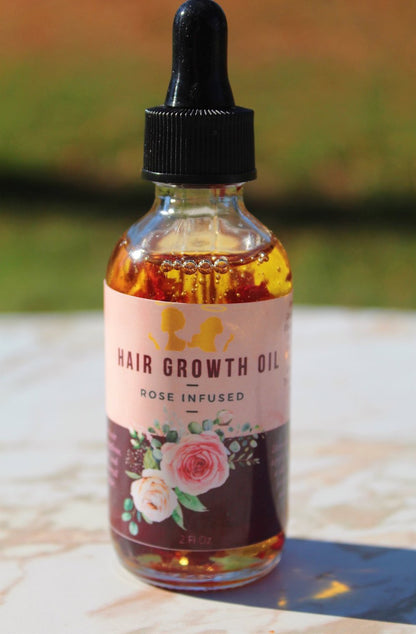 Rose-Infused Hair Growth Oil & Curl Strengthening Pudding Bundle