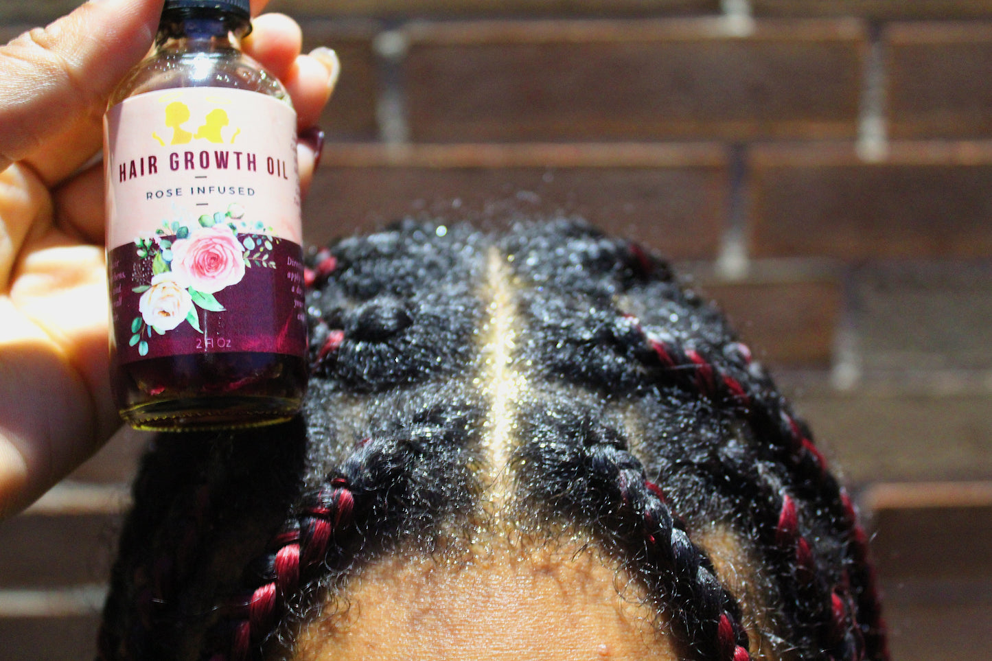 Hair Growth Oil - Rose Infused