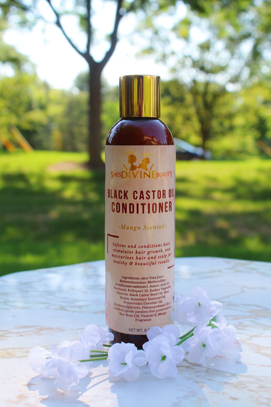 Black Castor Oil Conditioner - Mango Scented - 8 oz