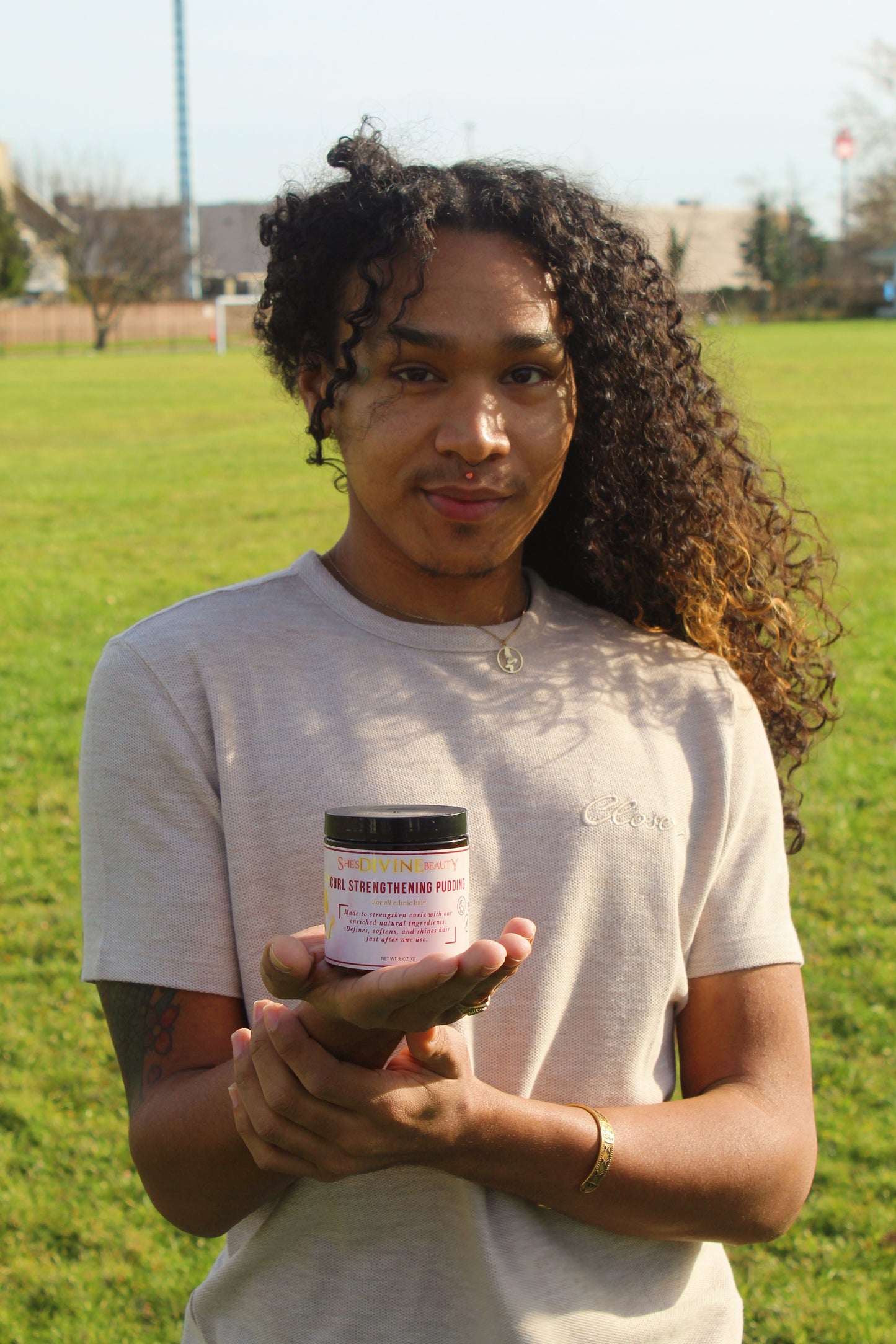 Rose-Infused Hair Growth Oil & Curl Strengthening Pudding Bundle