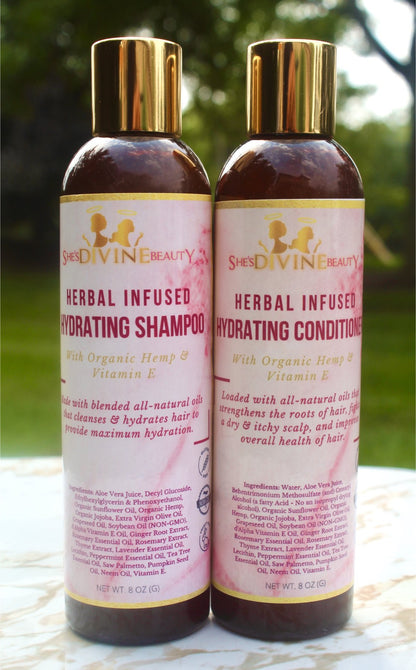 Herbal Infused Hydration Shampoo & Conditioner Bundle