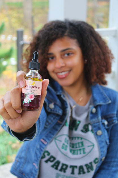 Hair Growth Oil - Rose Infused